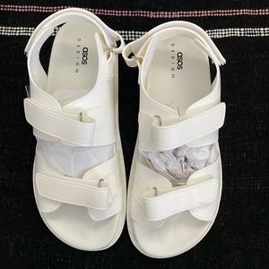 Brand New ASOS White Sandals